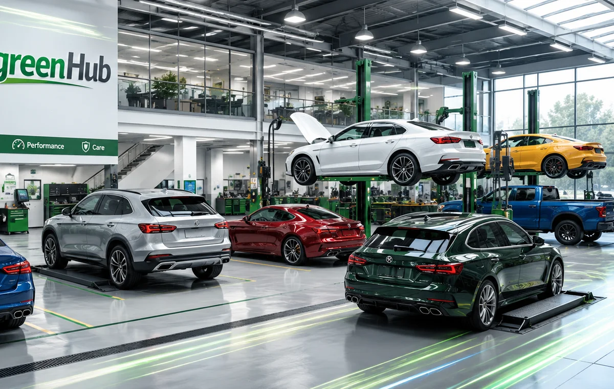 International-standard multi-brand automobile workshop