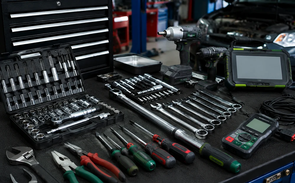 Professional tools and diagnostic equipment for AC and cooling service