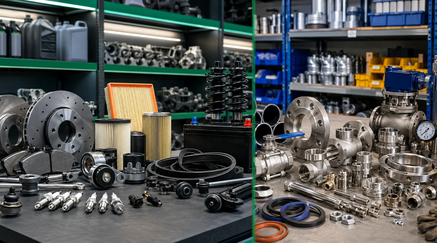 Automotive parts, components and supply support