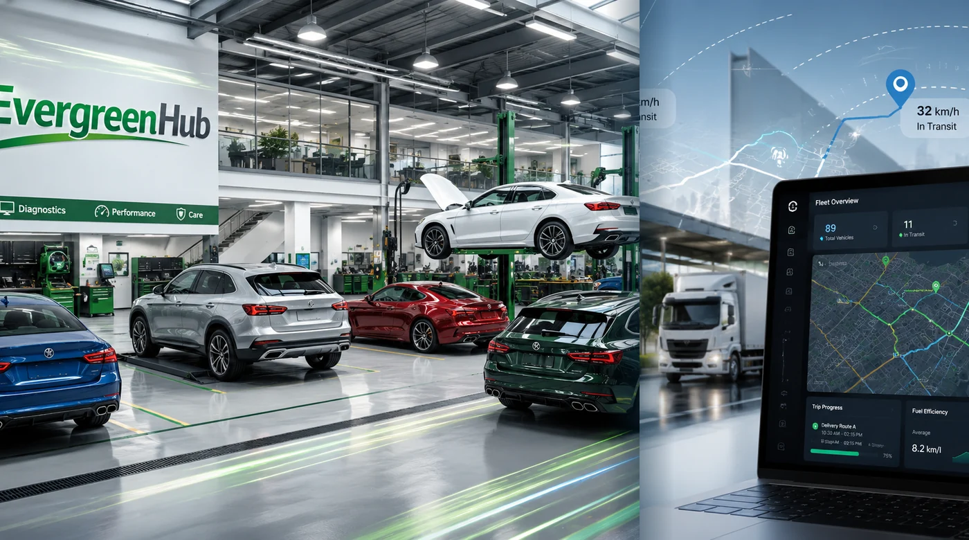 Automotive workshop expansion and fleet technology