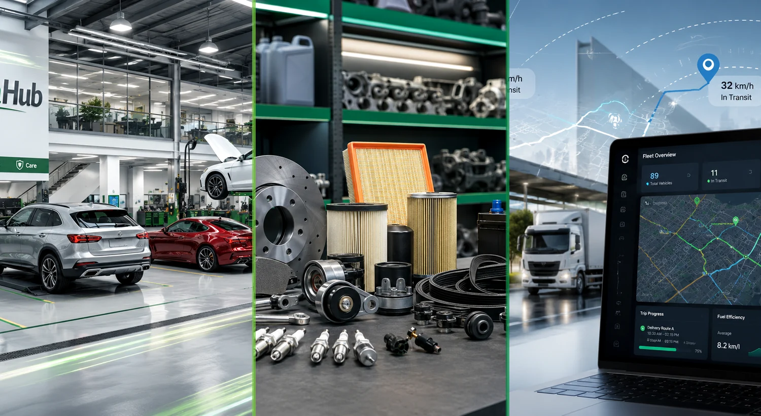 Evergreen Hub workshop, parts and fleet-support company overview